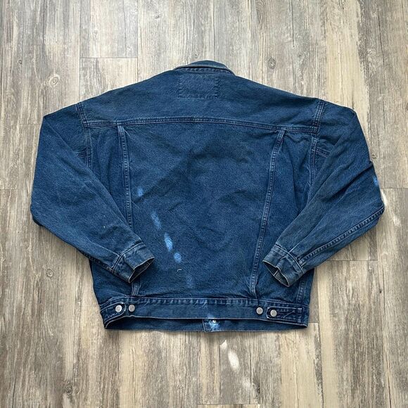 Vintage 80s Guess USA By George Marciano Denim Jacket Size Large - Picture 3 of 8